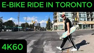 E-Bike Ride Toronto's East End , CANADA - FALL 2025  - Go-pro 4k60