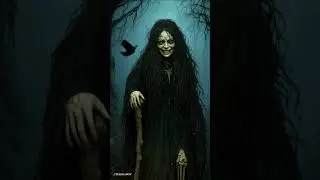 Her Laugh Will Haunt Your Dreams... 😱🧙&zwj;♀️ #Scary #Witch #Shorts