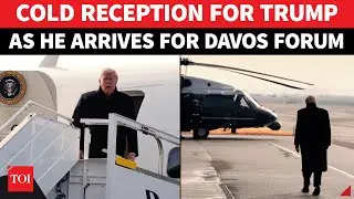 Europe Snubs Trump; No Red Carpet, No Grand Welcome As He Steps Onto Swiss Soil Amid Greenland Row