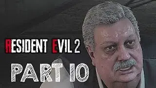 Resident Evil 2 Claire B Walkthrough Part 10 - Chief Irons | No Commentary
