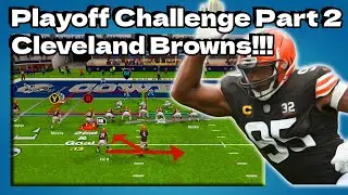 Madden 24 Playoff Challenge Pt. 2: Dominating with the Cleveland Browns!