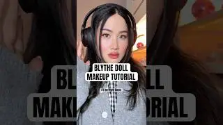 BLYTHE DOLL MAKEUP TREND #makeuptutorial #creativemakeup #makeuptrends #dollmakeup