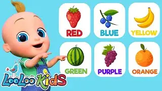 🎨 Learn Colors and Fruits with Johny (Official Video) - Educational Fun Song with @LooLooKids