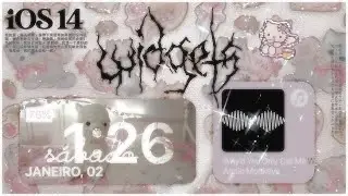 . ✦𓈒 * como fazer widgets ios 14 em android 📎˚ ⊹ player de m&uacute;sica e hor&aacute;rio ♡