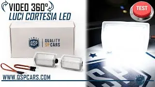 Luci di Cortesia LED per Mercedes | Placchette Complete QualitySpCars Luce BIANCA POTENTE | QSPCARS
