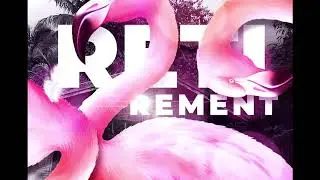 Pink Flamingo Retirement Party poster for TV Tropical Decor