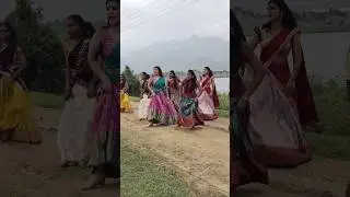 Village rhythm, full energy 🌾 💃Avakaachi girls BTS dance.  raw, real, and beautiful 🎶 #dance