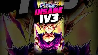 INSANE 1v3 w/ ULTRA SSJ2 Gohan! #shorts