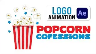 Popcorn Confessions Logo Animation Video