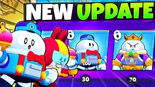 New Brawler Lou! 5 Skins & More! Brawl Stars November Update!