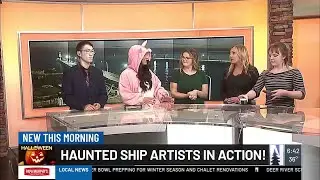 Duluth Haunted Ship artists join the crew of Northern News Now Today!