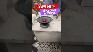 Pioneer mid range speaker ! Best mid speaker for cars #shortsfeed #viralvideo #reaction #mid #car