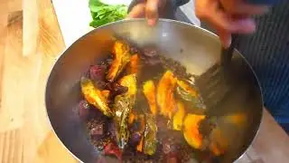 Салат из жареной тыквы