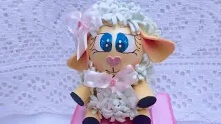 #diy ovelha de EVA simples e fácil de fazer ❤