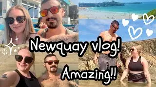 4 days in Newquay. Oceanside hotel, Fat Willy's, all the beaches, all the food! Cornwall vlog.
