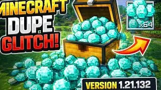 Minecraft Dupe Glitch Latest version 1.21.132