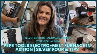 Pepe Tools Electro-Melt Furnace in Action | Silver Pour & Tips
