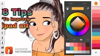 How to draw on iPad sketchbook for beginners #Shorts