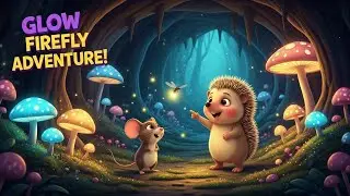 Pippa the hedgehog & Toby the mouse Magical Forest Adventure | Glow Firefly Kids Song | Nursery Song