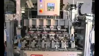 Pad printing machine for electrical contactors 5 colors