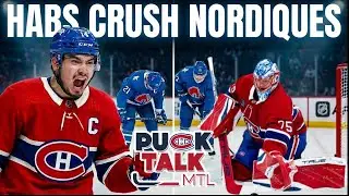 Habs CRUSH Nordiques! Suzuki & Dobes Dominate | PuckTalk Post-Game