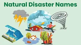 Natural Disasters in English with Video | Learn Natural Disaster Vocabulary for Kids