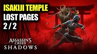 All Lost Pages Locations At Isakiji Temple - Assassin's Creed Shadows