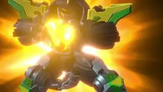 Power Rangers - Battle for The Grid. Stone vs mud