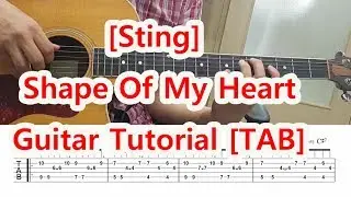 [Sting] Shape Of My Heart Guitar Theme Tutorial ( TAB)