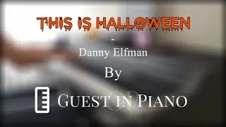 This is Halloween (short version) - Danny Elfman (Piano Cover + sheet music)