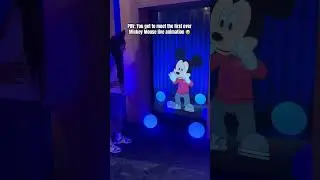 MICKEY MOUSE SAID MY NAME? 🥹😍 || #d23 #mickeymouse
