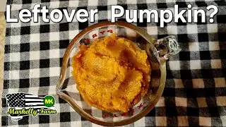 Homestead Baking: Leftover Homegrown Pumpkin Muffins | Easy Fall Recipe