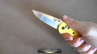 Benchmade Mini Griptilian 556 Yellow