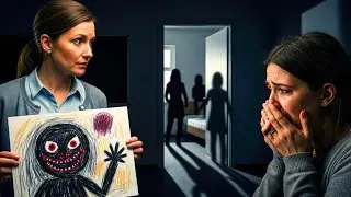 FLICKANS TECKNING AVSL&Ouml;JADE MANNEN I MAMMANS RUM &ndash; TROTS ATT HON VAR &Auml;NKA