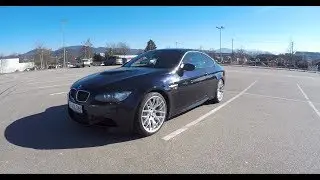 Mein BMW E92 M3 Competition Akrapovic Sound - Exterior shots - V8 sound and powerfull intake noise