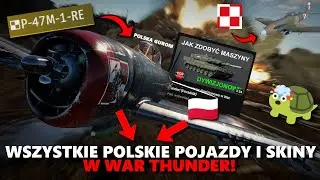 Wszystkie POLSKIE pojazdy i skiny w War Thunder!