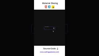 Material Design Textbox 🚀⁣ Using HTML, CSS and JavaScript 