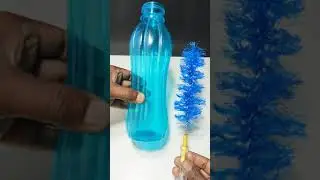 Homemade bottle cleaner brush #shorts