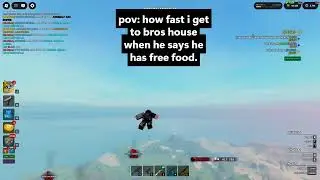 how fast i go when he says he has free food