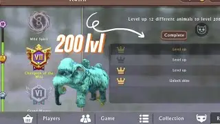 Wildcraft - Got all animals 200 level | Last task for wildspirit rank 👍😍