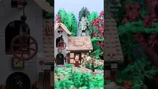 Lego 10332 Medieval Town Square included in my Medieval Diorama #lego #legocastle #legomedieval