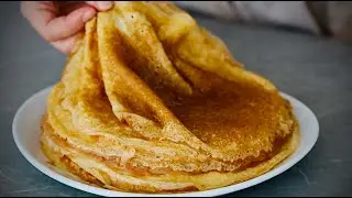 Вы будете готовить эти блины снова и снова! 😍 #рецептыдлятермомикса