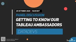 Get to know our Tableau Ambassadors - DataDevs