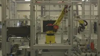 ACEinspect WRM2GC - Automated machine tending with 100% part inspection & traceability