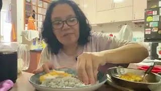 KELAPARAN ABIS NYUCI BAJU KEGUNUNG  LANGSUNG MAKAN NASI BUNGA TELANG