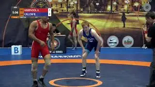 1/8 FS - 65 kg: H. HARPHOOL (IND) v. B. CALLOW (USA)