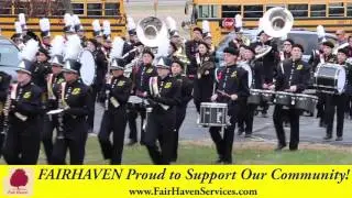 Sidney High School Band pep rally at Fairhaven before the Sidney vs Piqua Football game