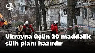 Müharibə bitir? - Ukrayna üçün 20 maddəlik sülh planı hazırdır