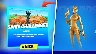 How to COMPLETE ALL SPIRE CHALLENGES in Fortnite! (Spire QUESTS)