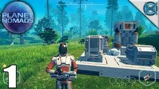 Planet Nomads | Scifi Survival Building Game | Let's Play Planet Nomads Gameplay | S01E01
